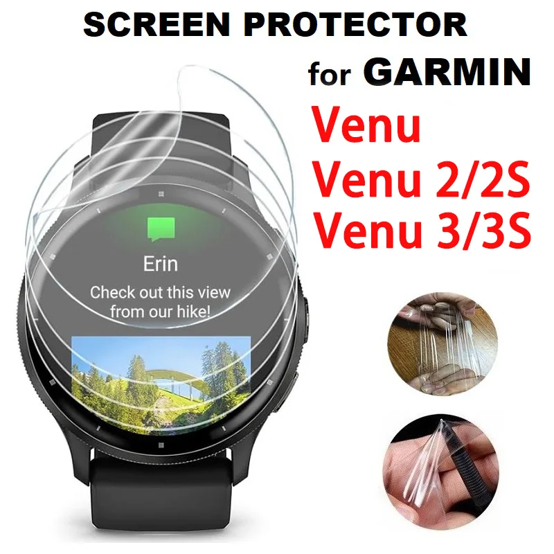 Hydrogel Screen Protector - Hidrojel Film Garmin Venu 3 3