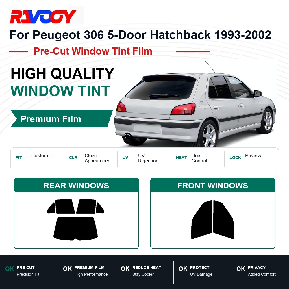 Privacy Screen Protector - Peugeot 306 5 Kapılı Hatchback 1993-2002