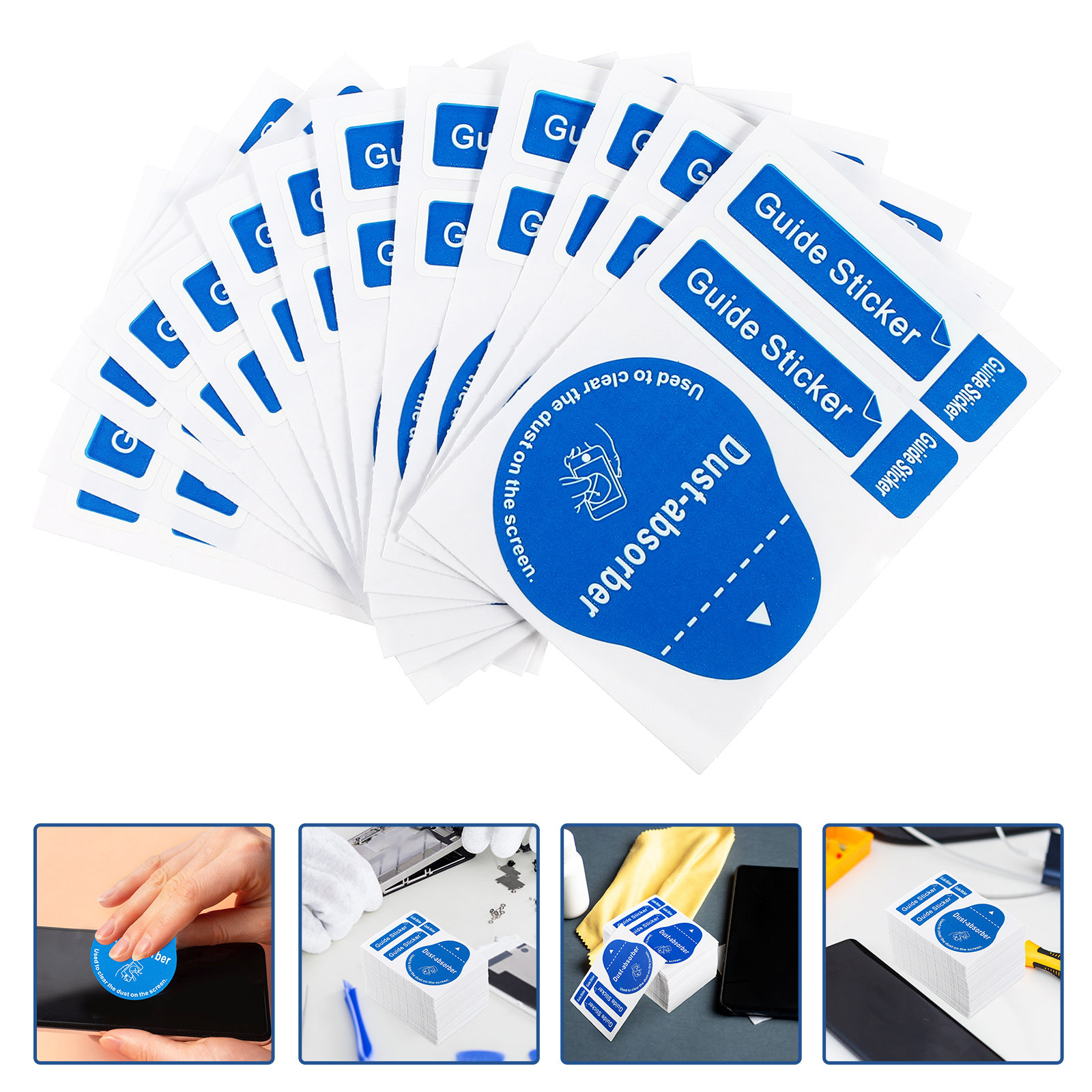 200 adet LCD Ekran Toz Giderme - Dust Removal Sticker incelemesi ve fiyatı