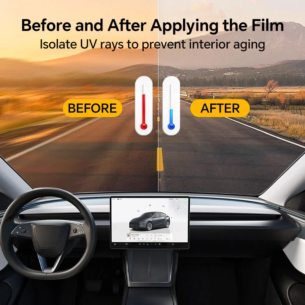 Tesla Model Y Juniper 2025 202 - Glass Protector Auto incelemesi ve fiyatı